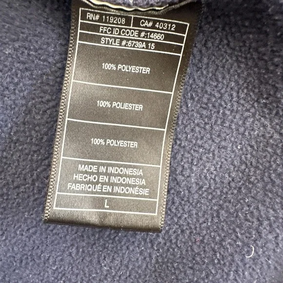 Washington Wizards‎ Jacket Mens Large Blue NBA Basketball ClimaWarm Adidas Zip - Picture 16 of 16